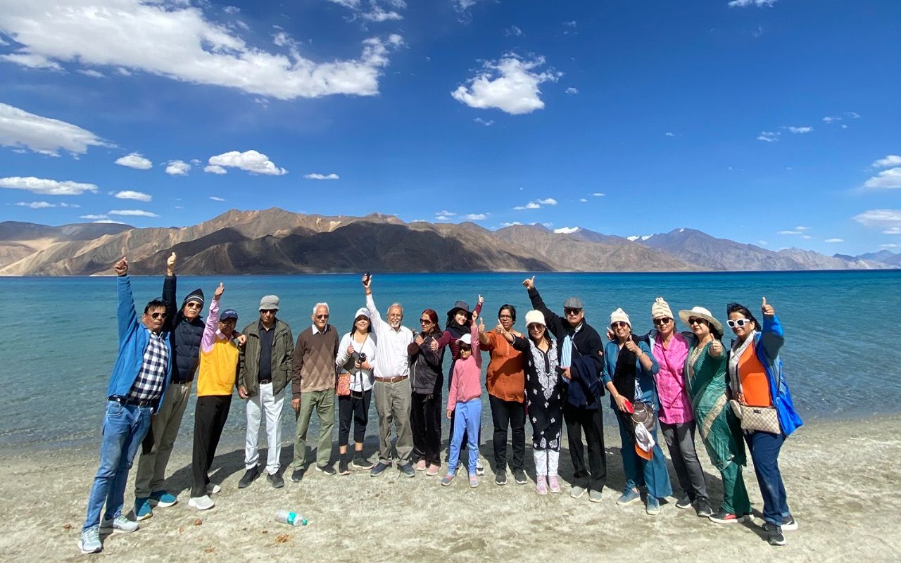 Marvel at the beauty of Pangong Lake