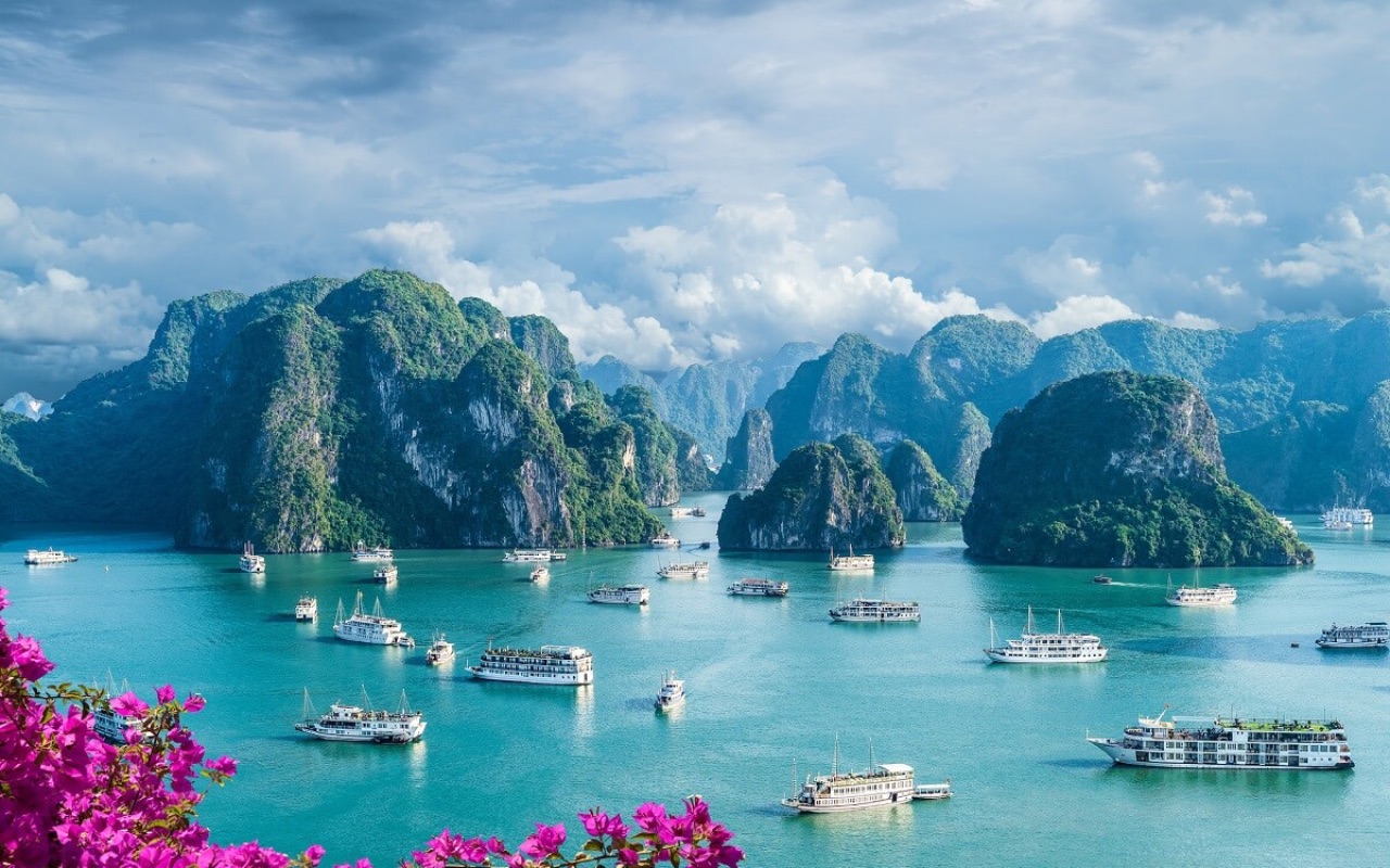 Cruise on Halong Bay waters