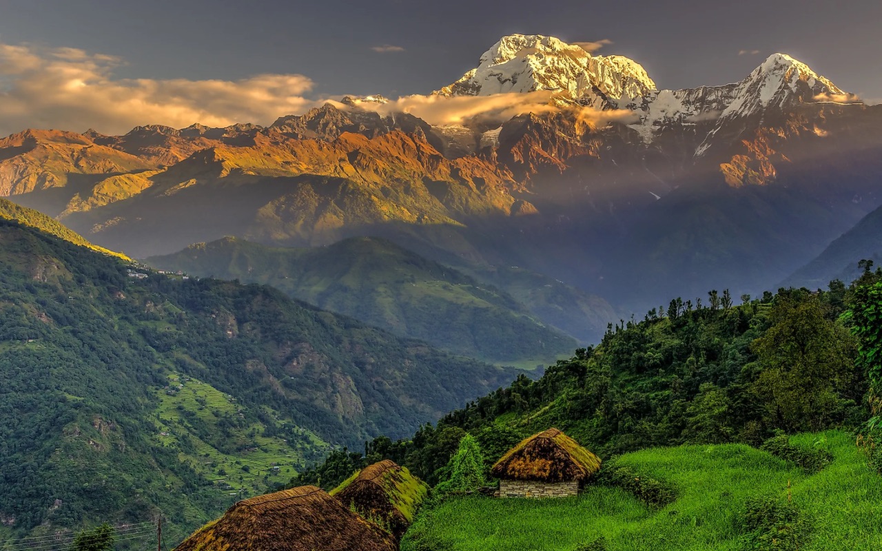 Stunning Himalayan ranges view